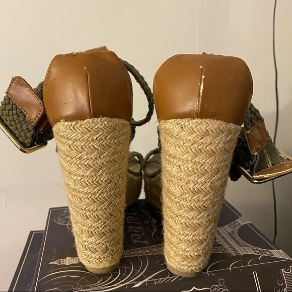 Steve Madden Magestee Crochet Criss Cross Size 10 - Picture 5 of 10